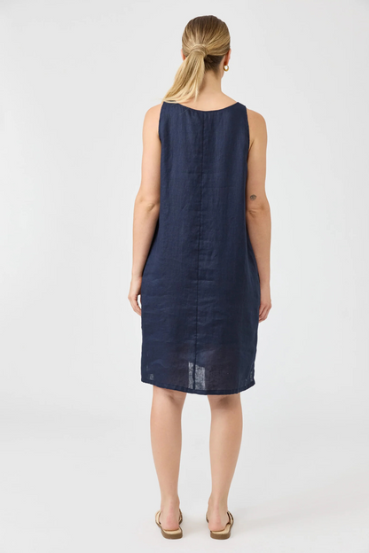 Studio Midi Dress | Navy
