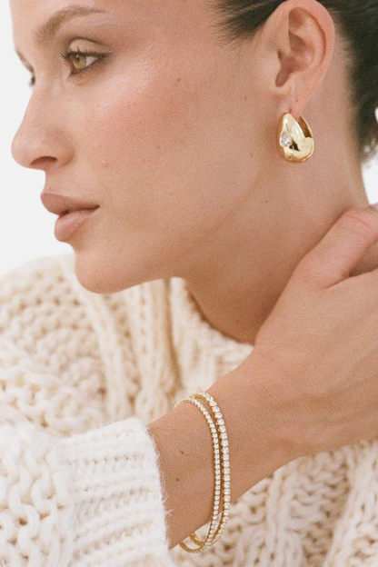 Heritage Earrings | Clear