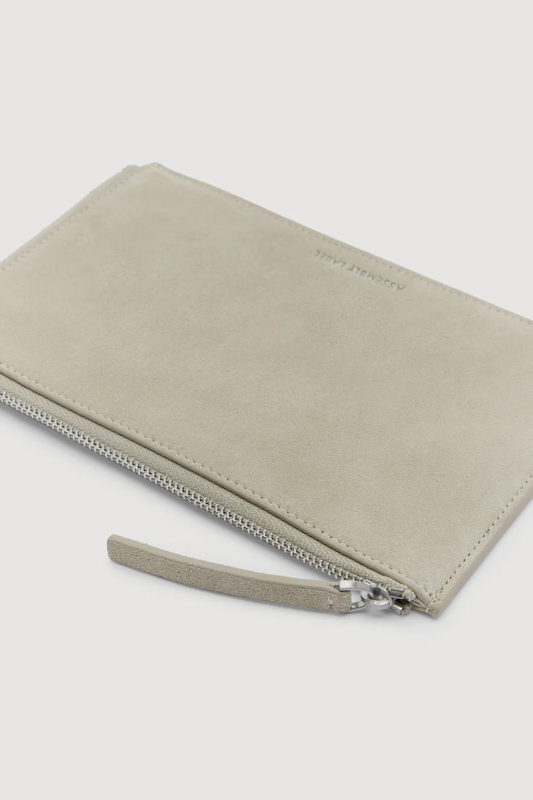 Neve Suede Pouch | Taupe