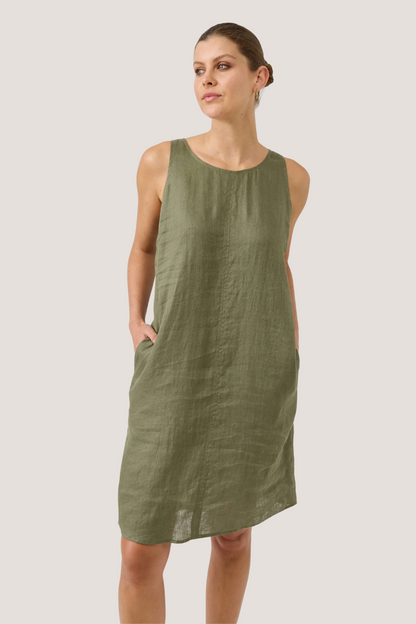 Studio Midi Dress | Khaki