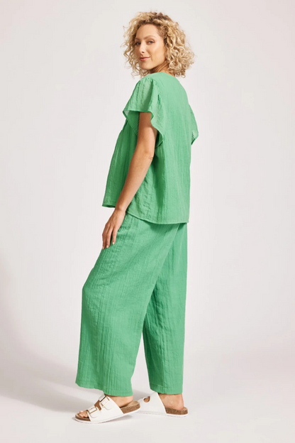 Orsula Button Top | Jade