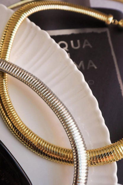 Flex Snake Chain Necklace | Gold