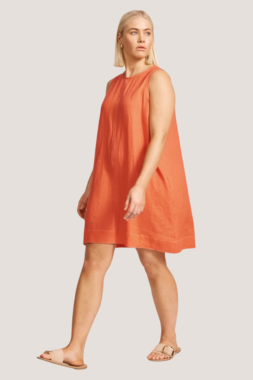 Miramar Tank Dress | Coral