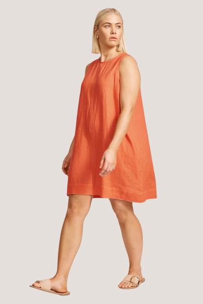 Miramar Tank Dress | Coral