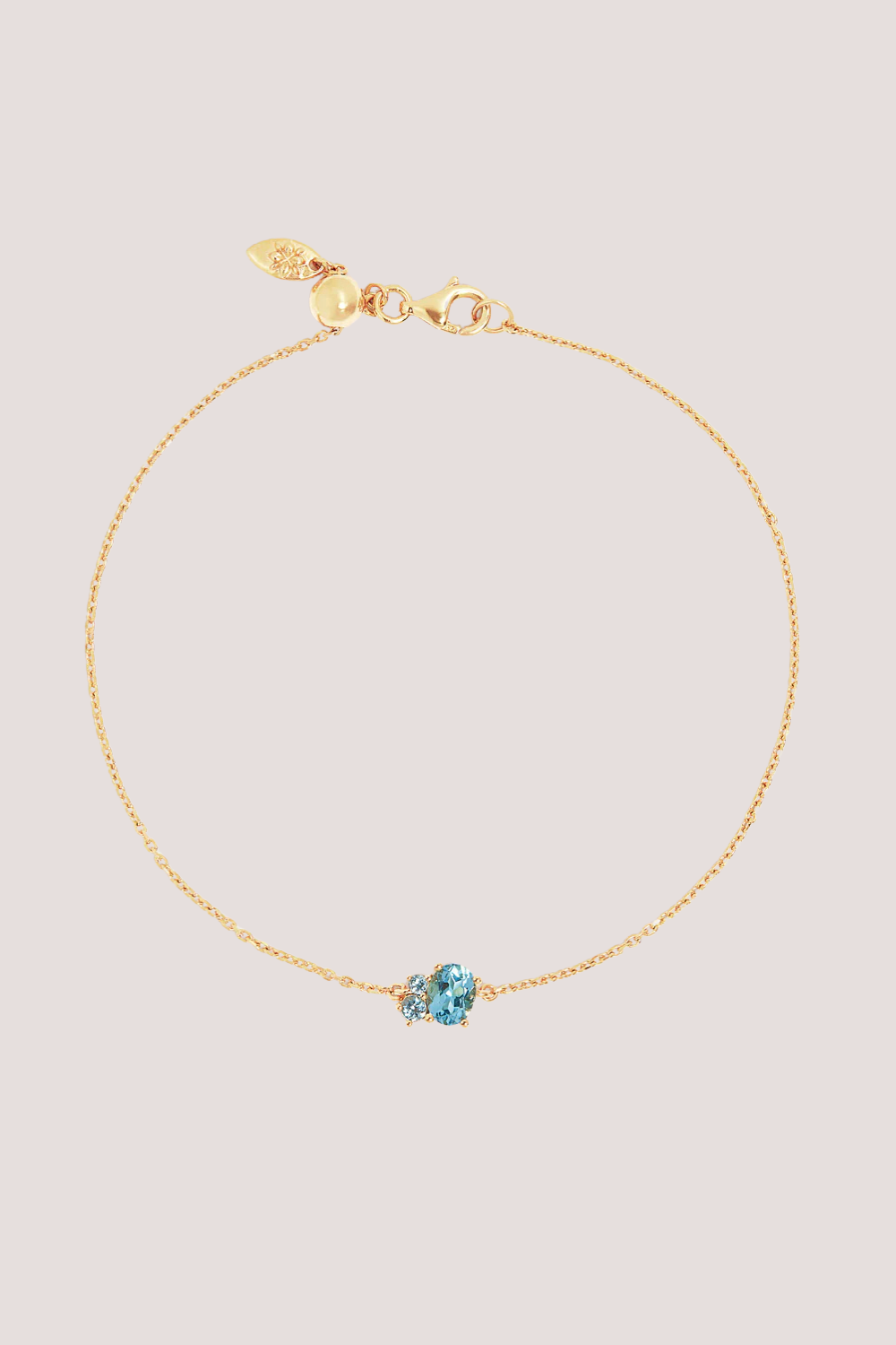 18k Gold Vermeil Kindred Birthstone Bracelet - December