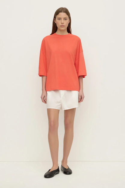 Max Cotton Oversized Tee | Dahlia