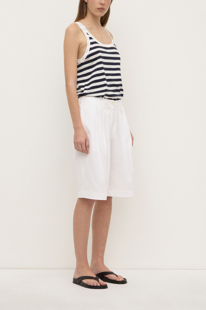 Ellen Cotton Twill Short | Vintage White