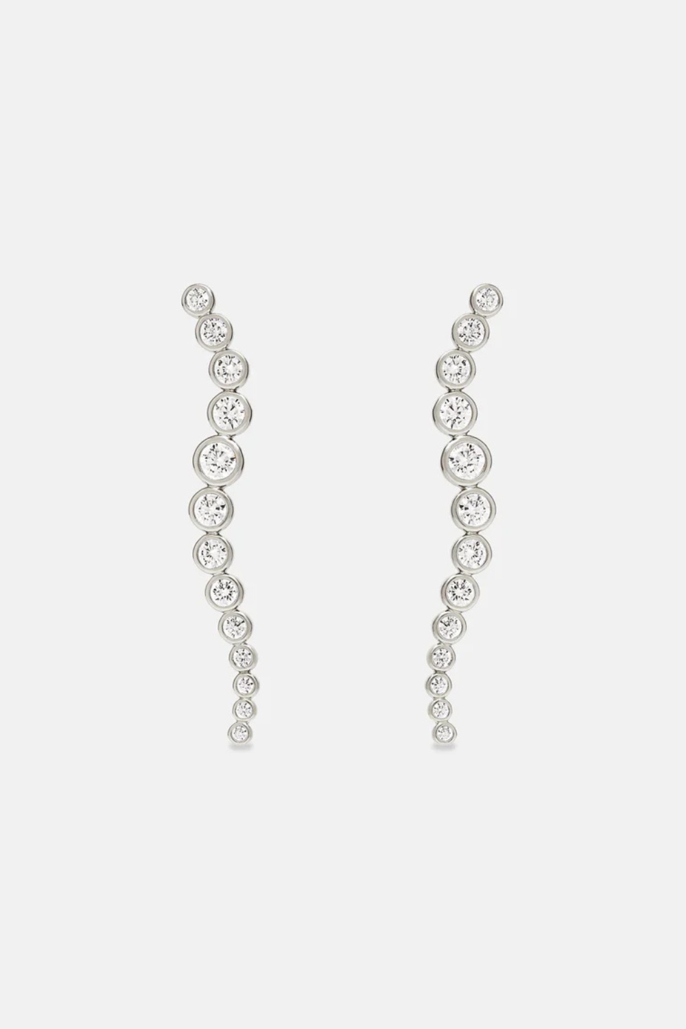 Crescendo Drop Earrings | Silver