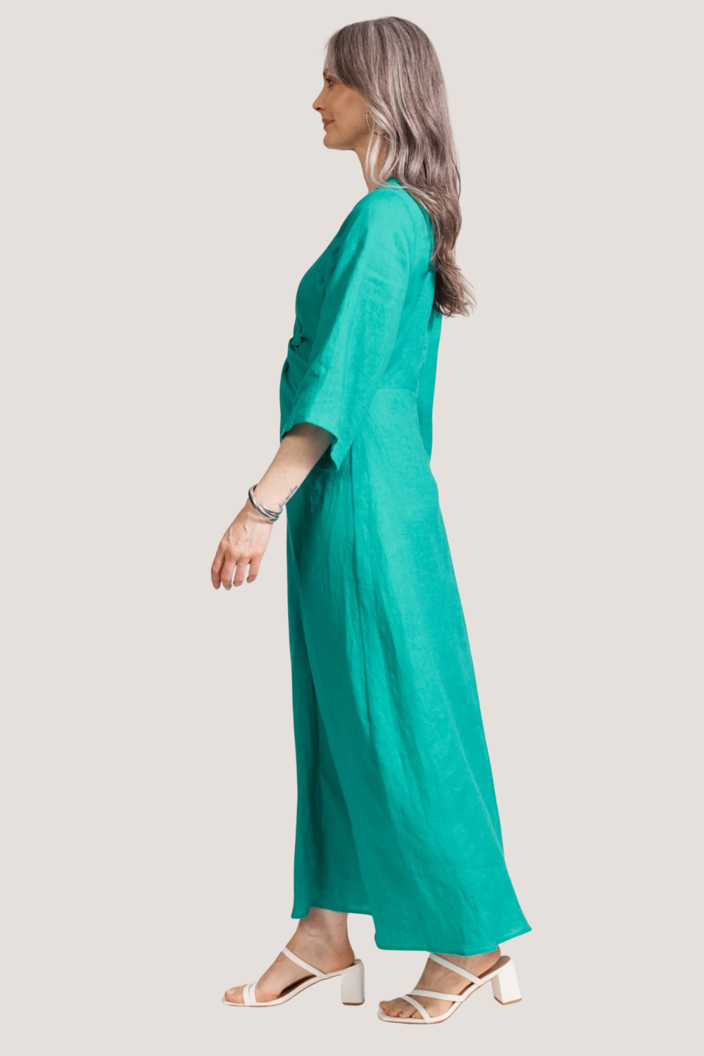 Miramar Twist Maxi Dress | Lagoon