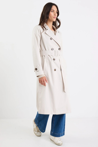 Kensington Bone Trench Coat