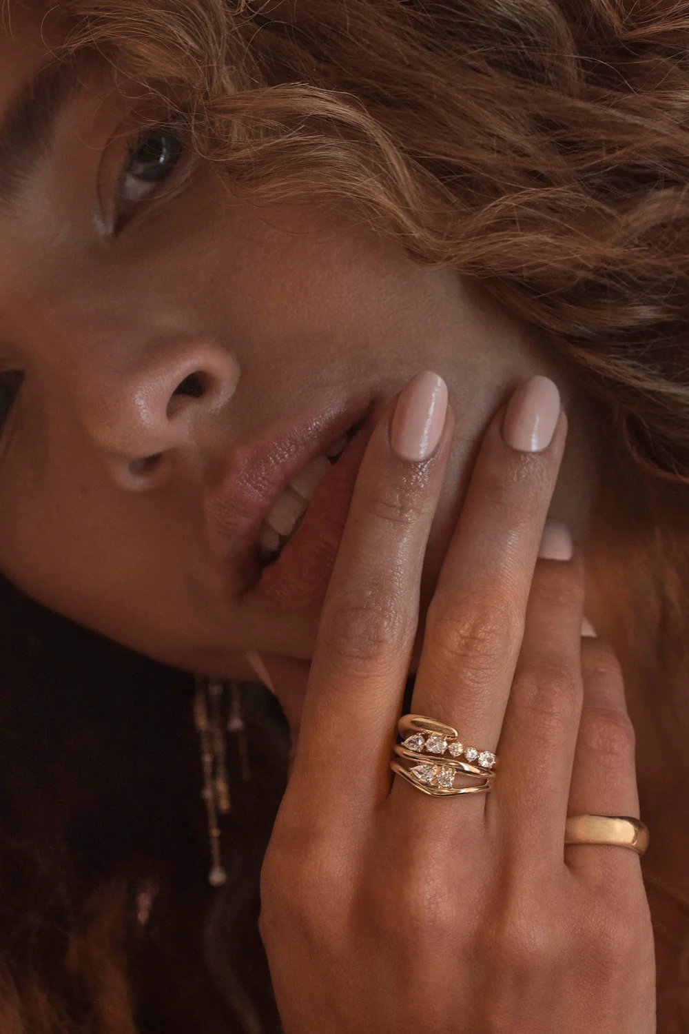 18k Gold Vermeil Celestial Path Ring