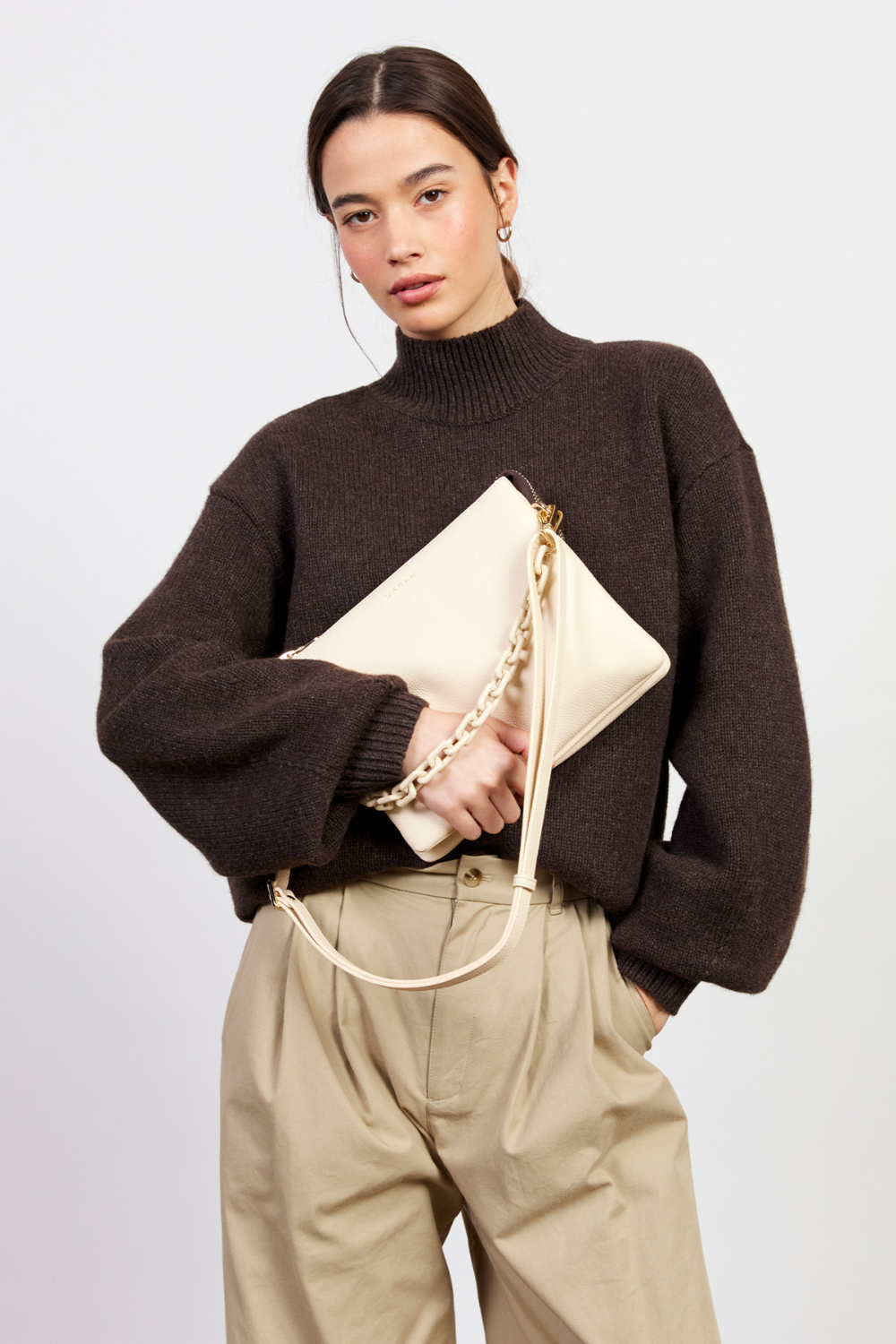 Matilda Crossbody | Vanilla +Tonal Chain