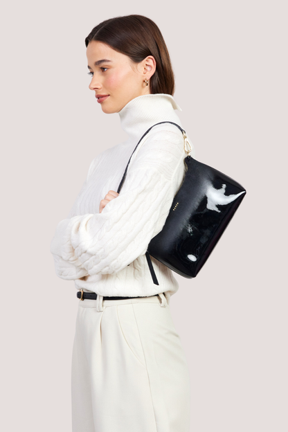 Haven Shoulder Bag | Black Dipped