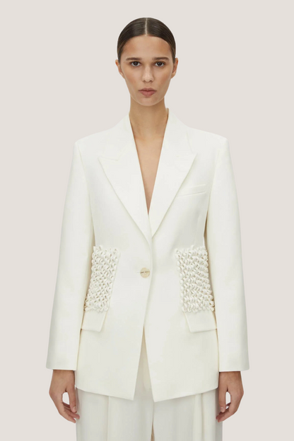 Cypress Blazer | Cream