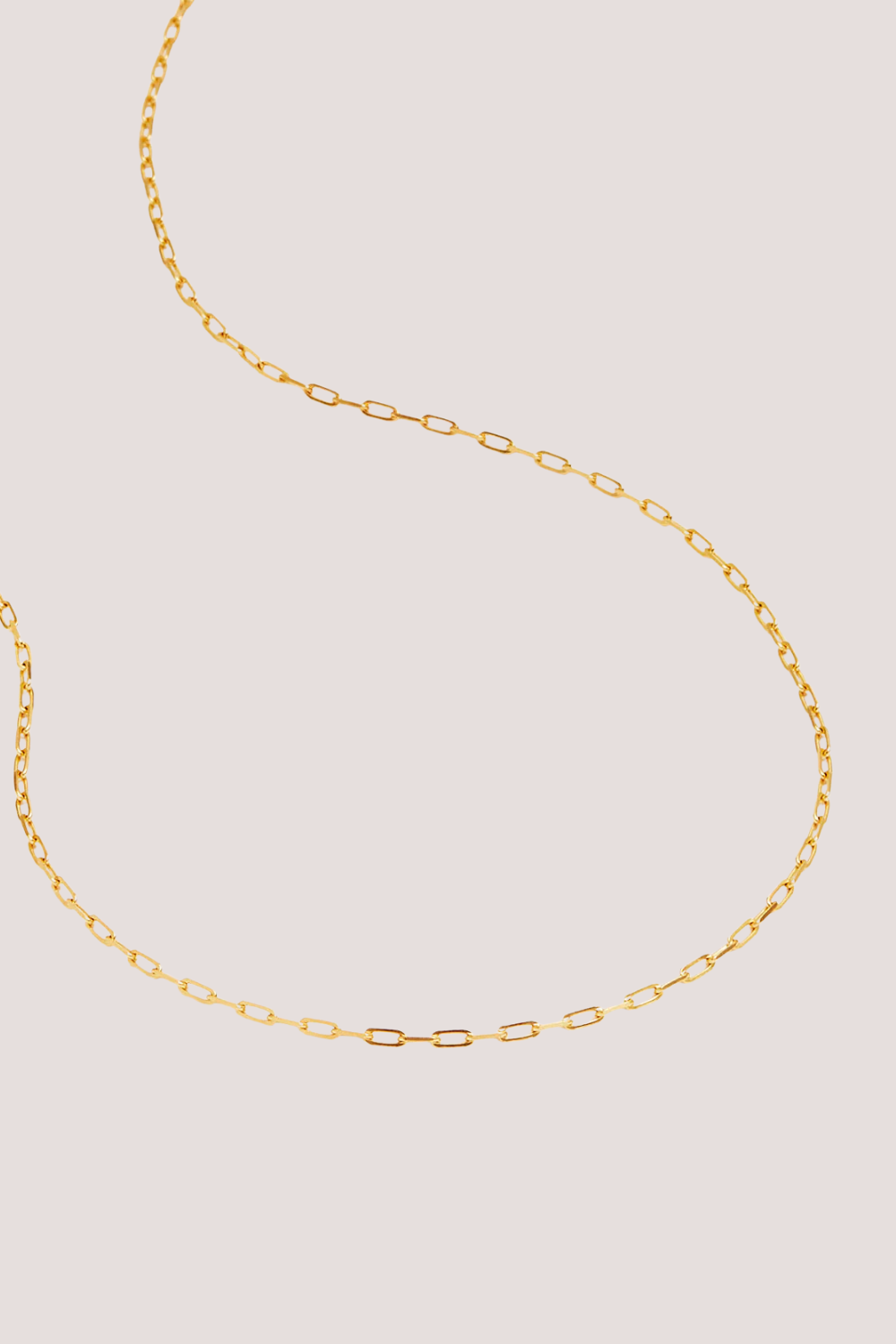 18k Gold Vermeil 18" Link Chain Necklace