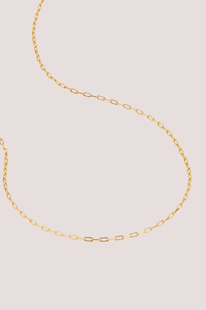 18k Gold Vermeil 18" Link Chain Necklace