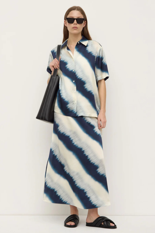 Marabella Silk Short Sleeve Shirt | Marabella Print