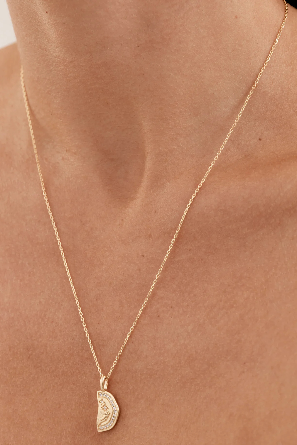 18k Gold Vermeil Together We Are Magic Necklace - My Stars