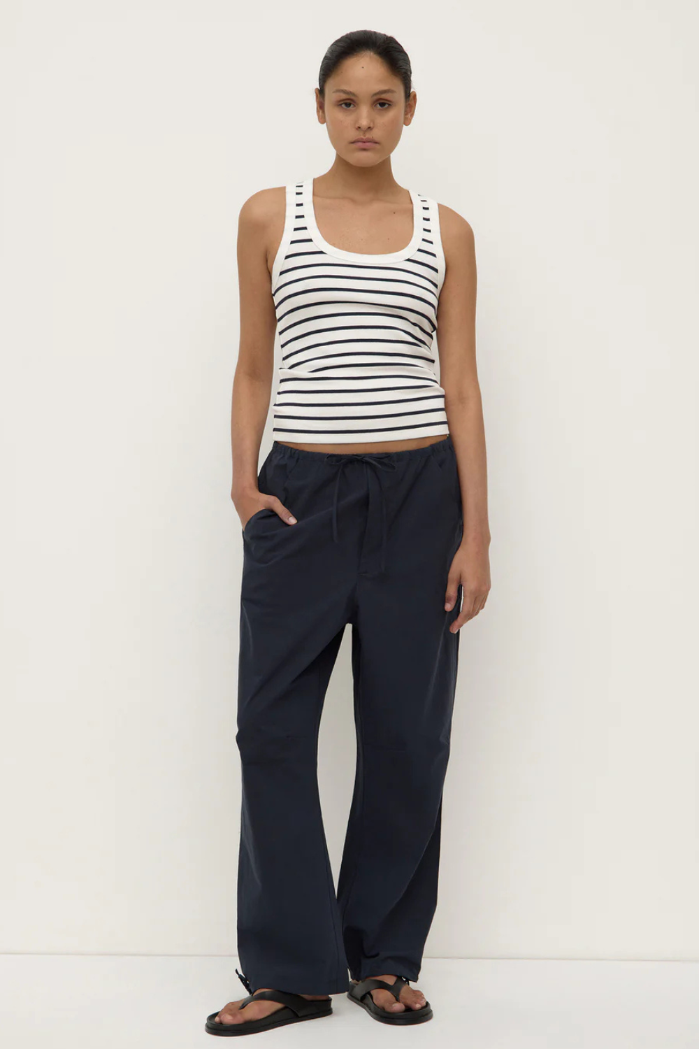 Rooney Poplin Pant | True Navy