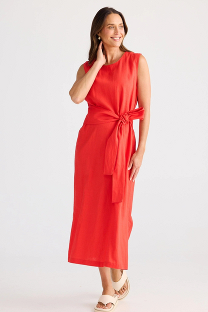 Turning Point Dress | Poppy Red