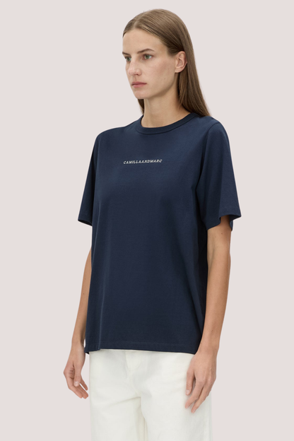 Suvero Logo Tee | Navy