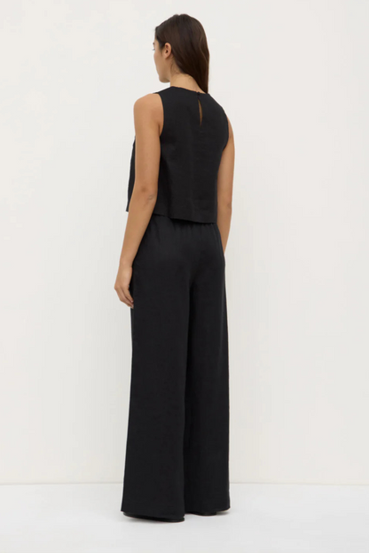 Everyday Linen Pant | Black