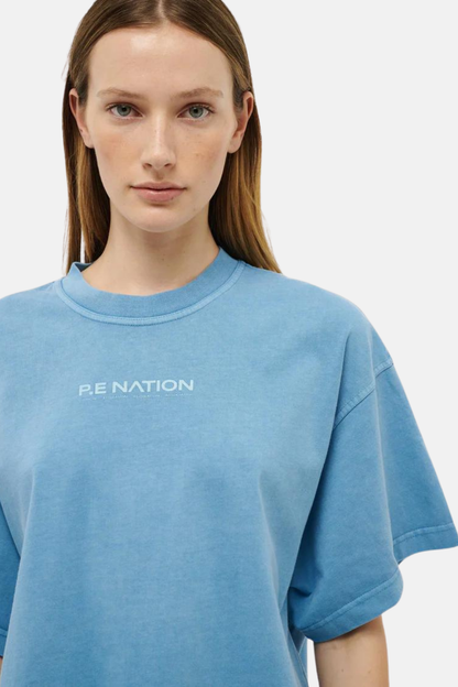 Nomad Boxy Tee | Bright Blue
