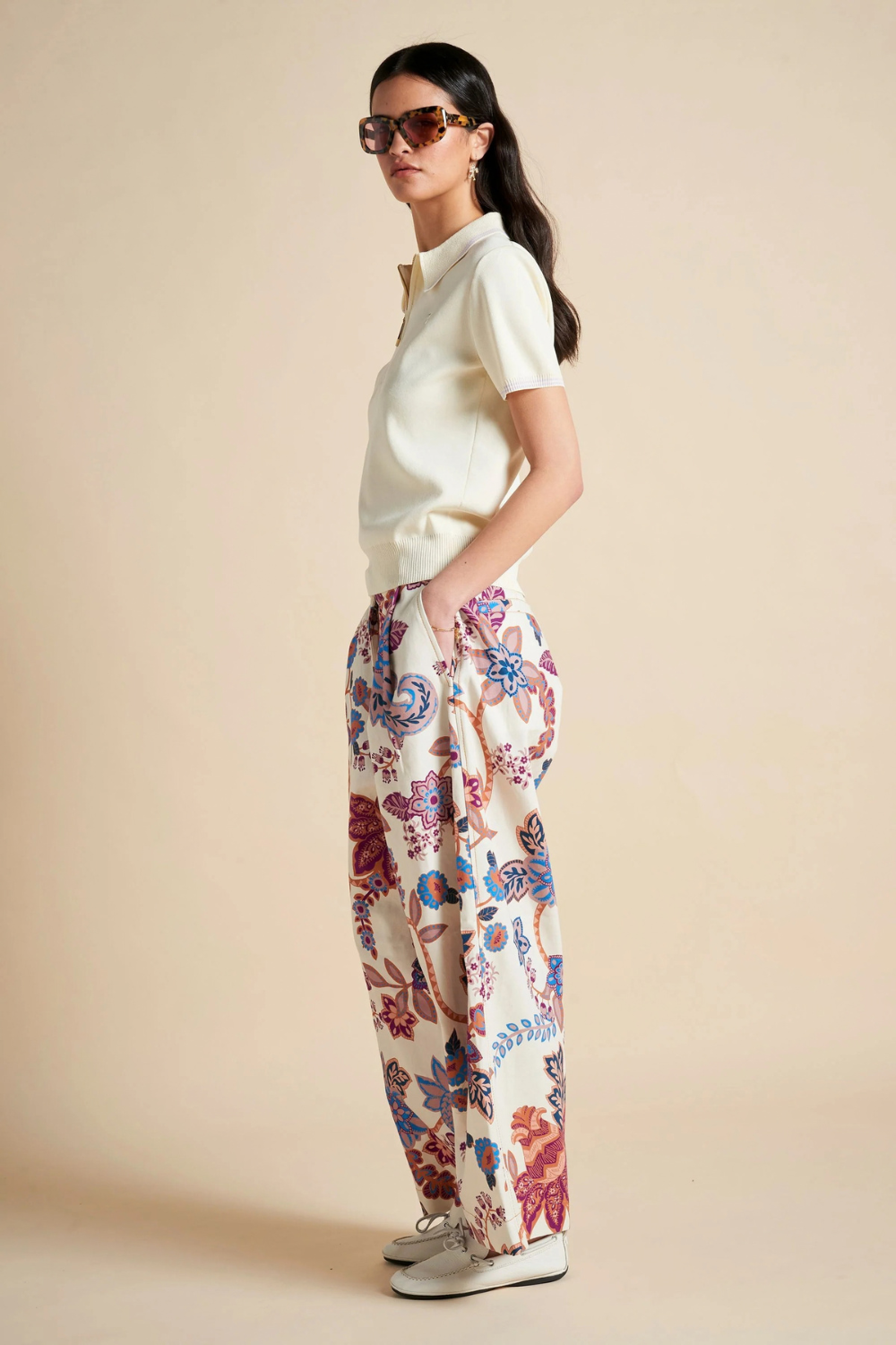 Avante Pants Cream Multi