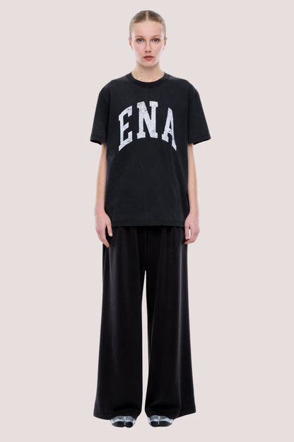 Jessie Oversized Tee Collegiate | Vintage Black