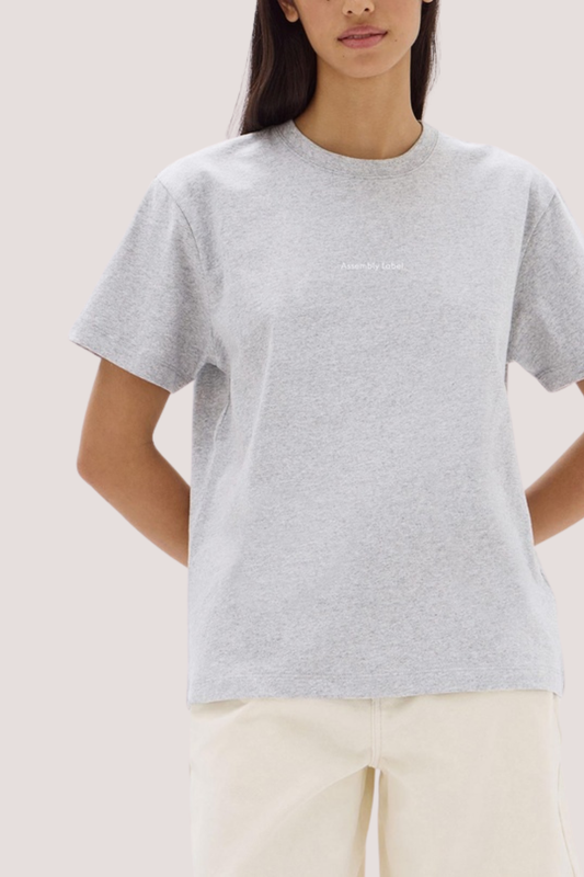 Atelier Logo Tee | Grey Marle