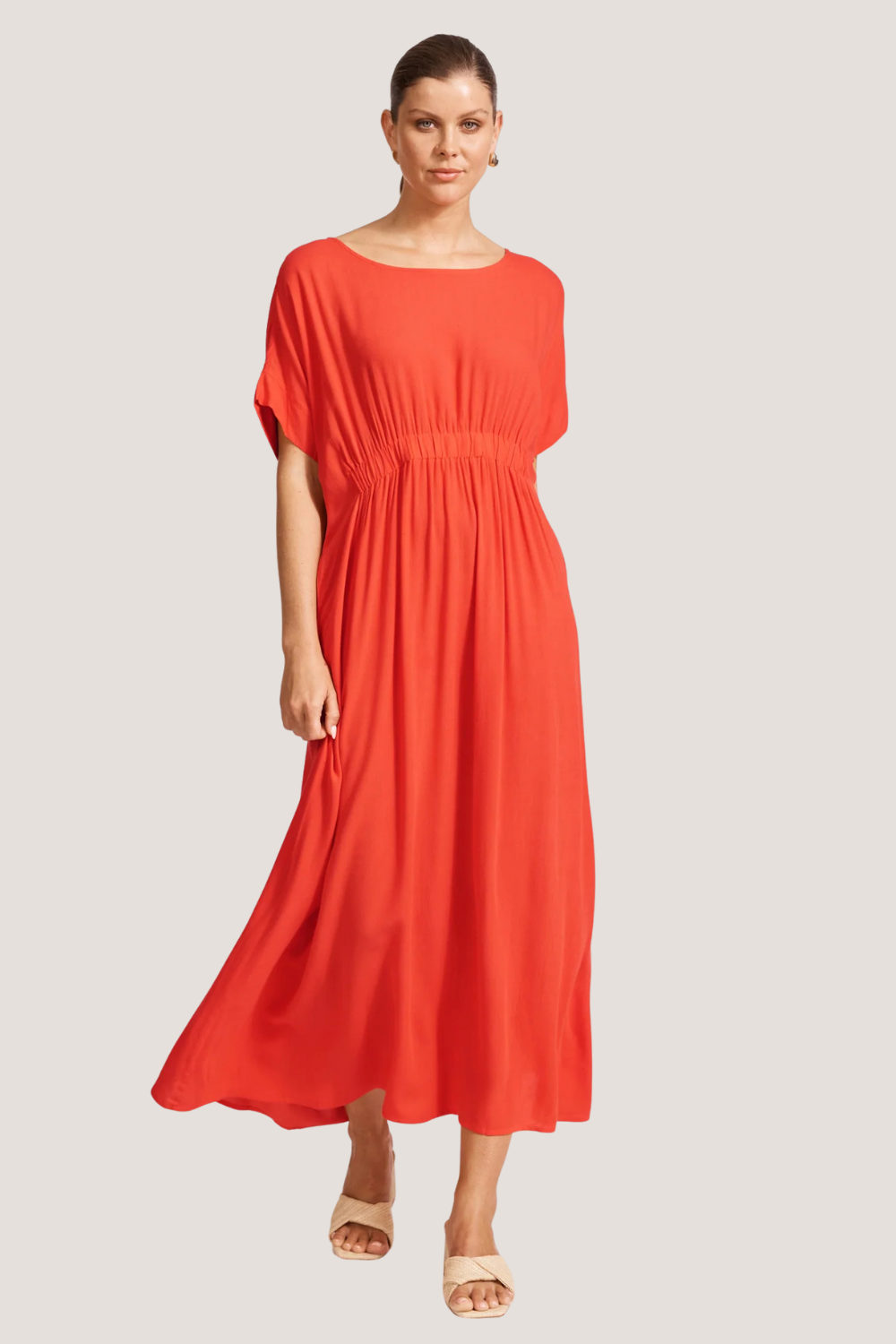 Alegria Dress | Coral
