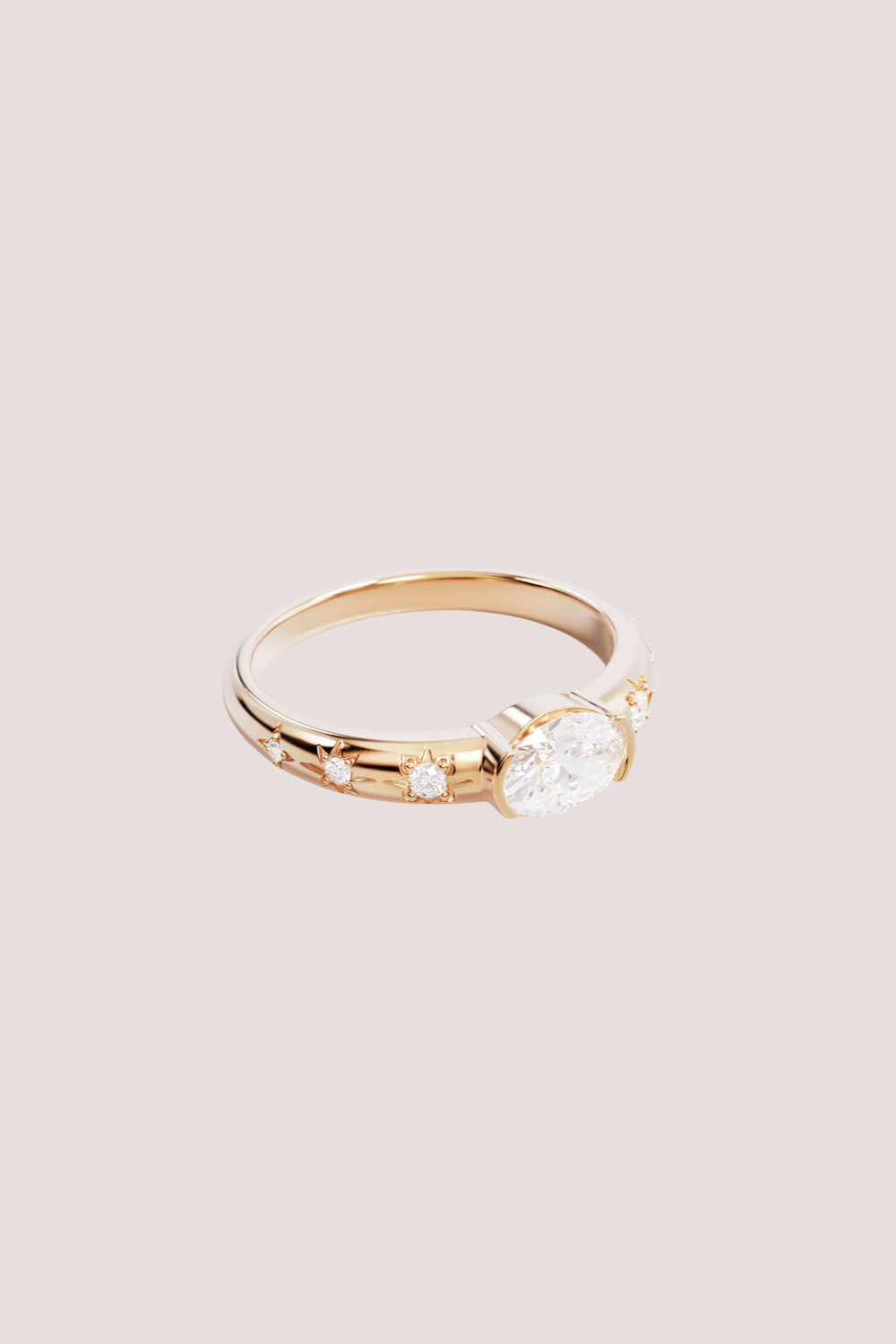 18k Gold Vermeil Celestial Skies Ring
