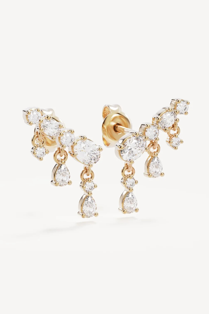 18k Gold Vermeil Cosmic Whisper Ear Crawler