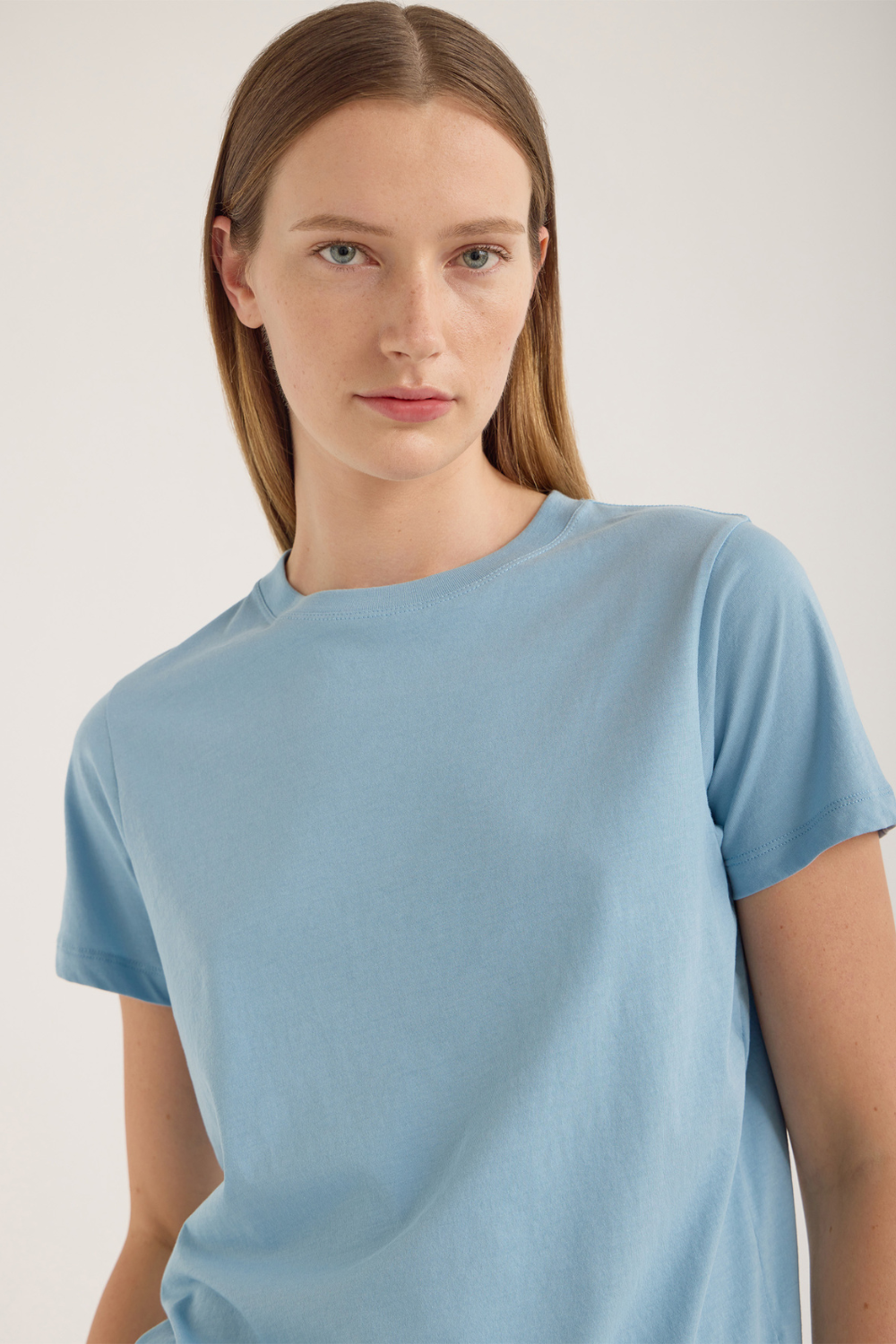 Verte Tee | Washer Blue