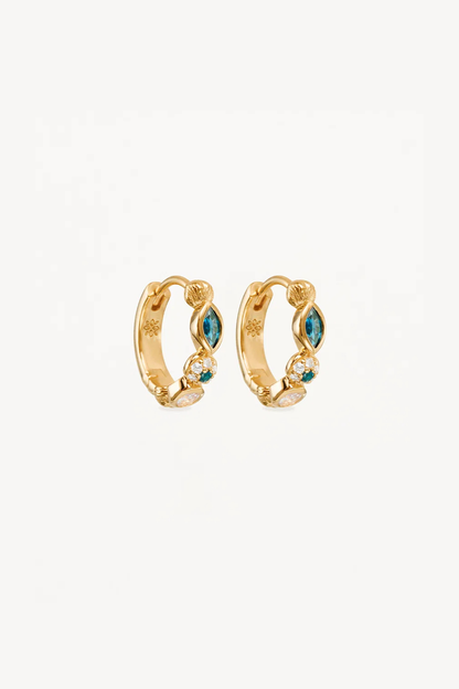 18k Gold Vermeil Protection of Eye Hoops