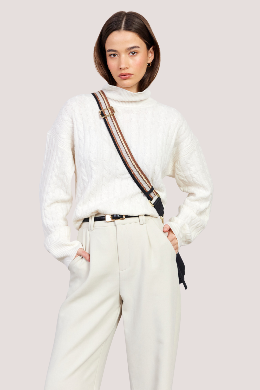 Feature Strap Webbing | Toffee Multi