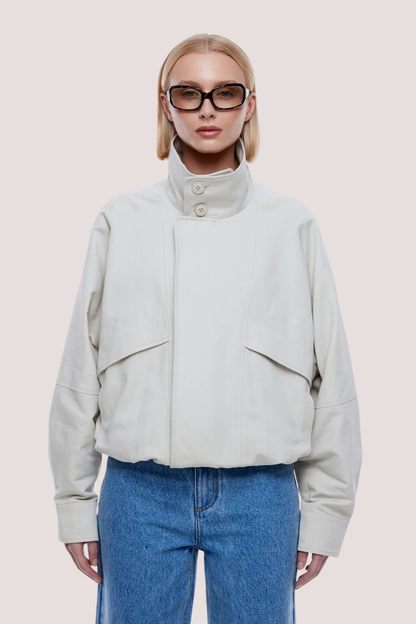 Zadie Bomber Jacket | Sand