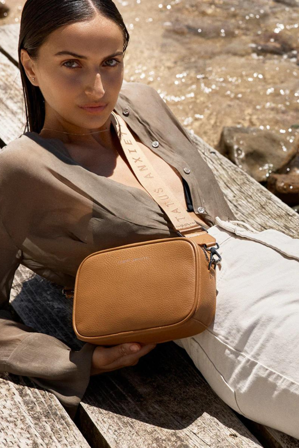Plunder With Webbed Strap | Tan