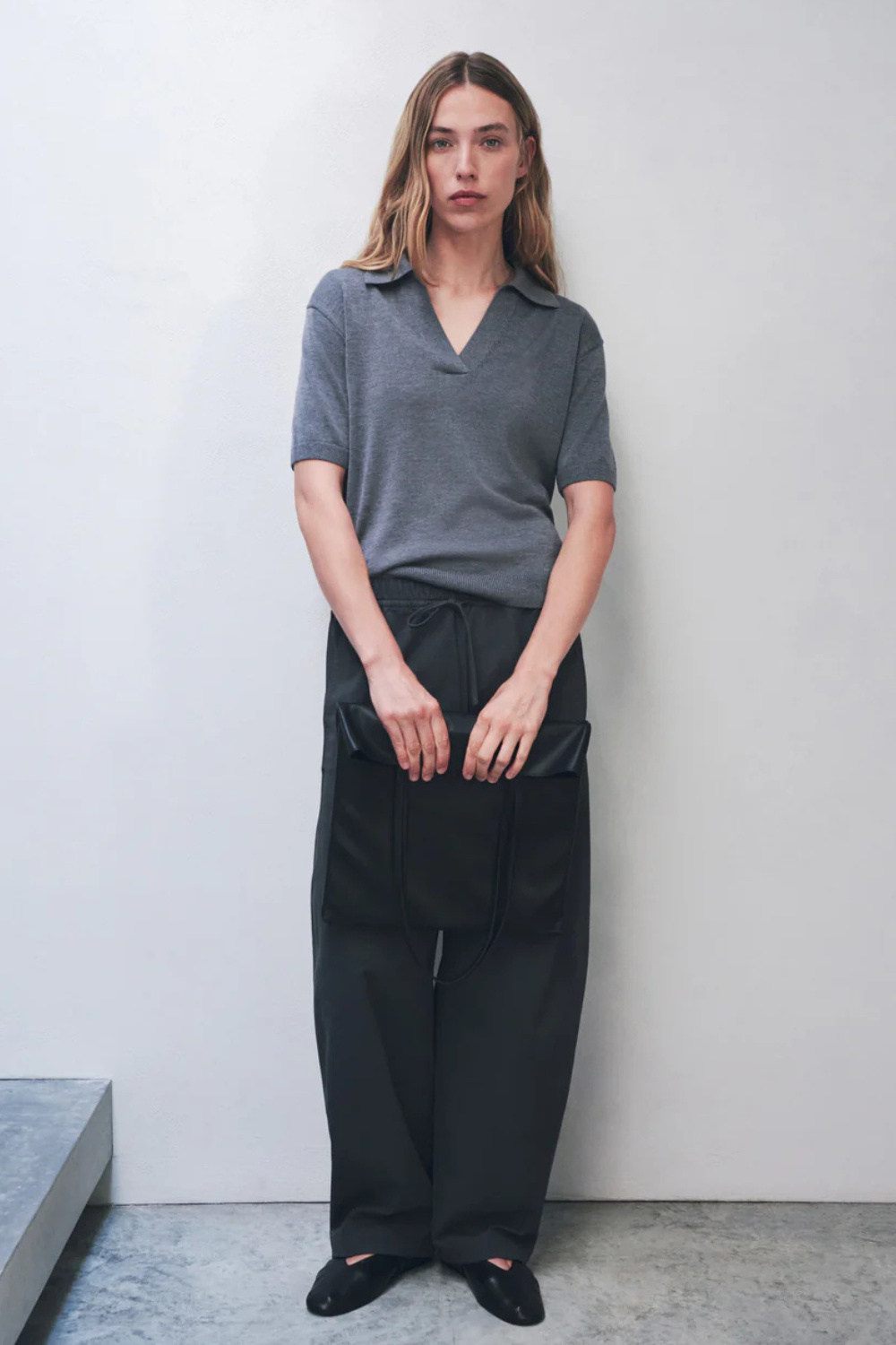 Mira Polo | Dark Grey Marle