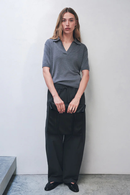Mira Polo | Dark Grey Marle