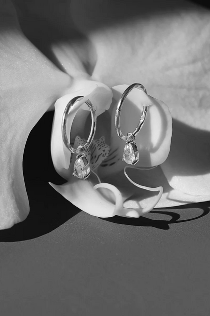 Valentine Mini Hoops | Silver