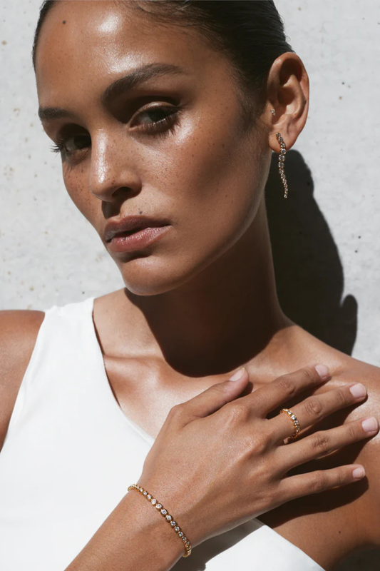 Crescendo Drop Earrings | Gold