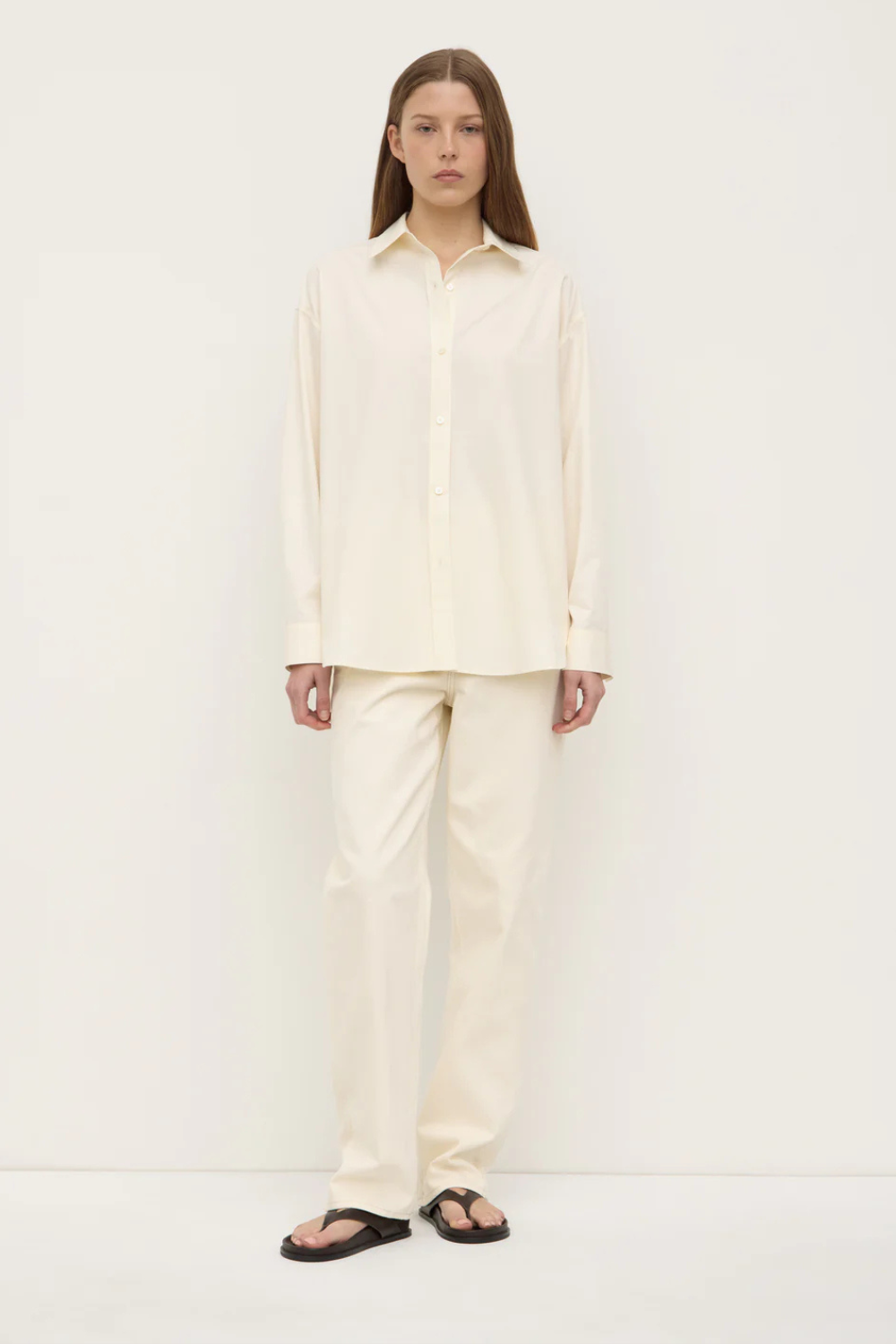 Marigold Poplin Long Sleeve Shirt | Butter