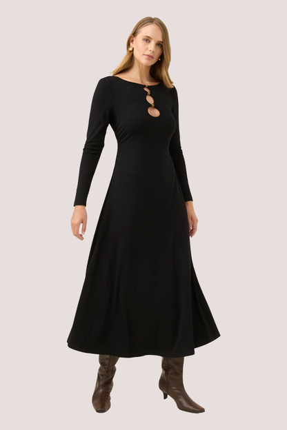 Naria Bead Dress | Onyx