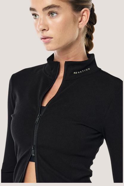 Social Club Zip Jacket | Black