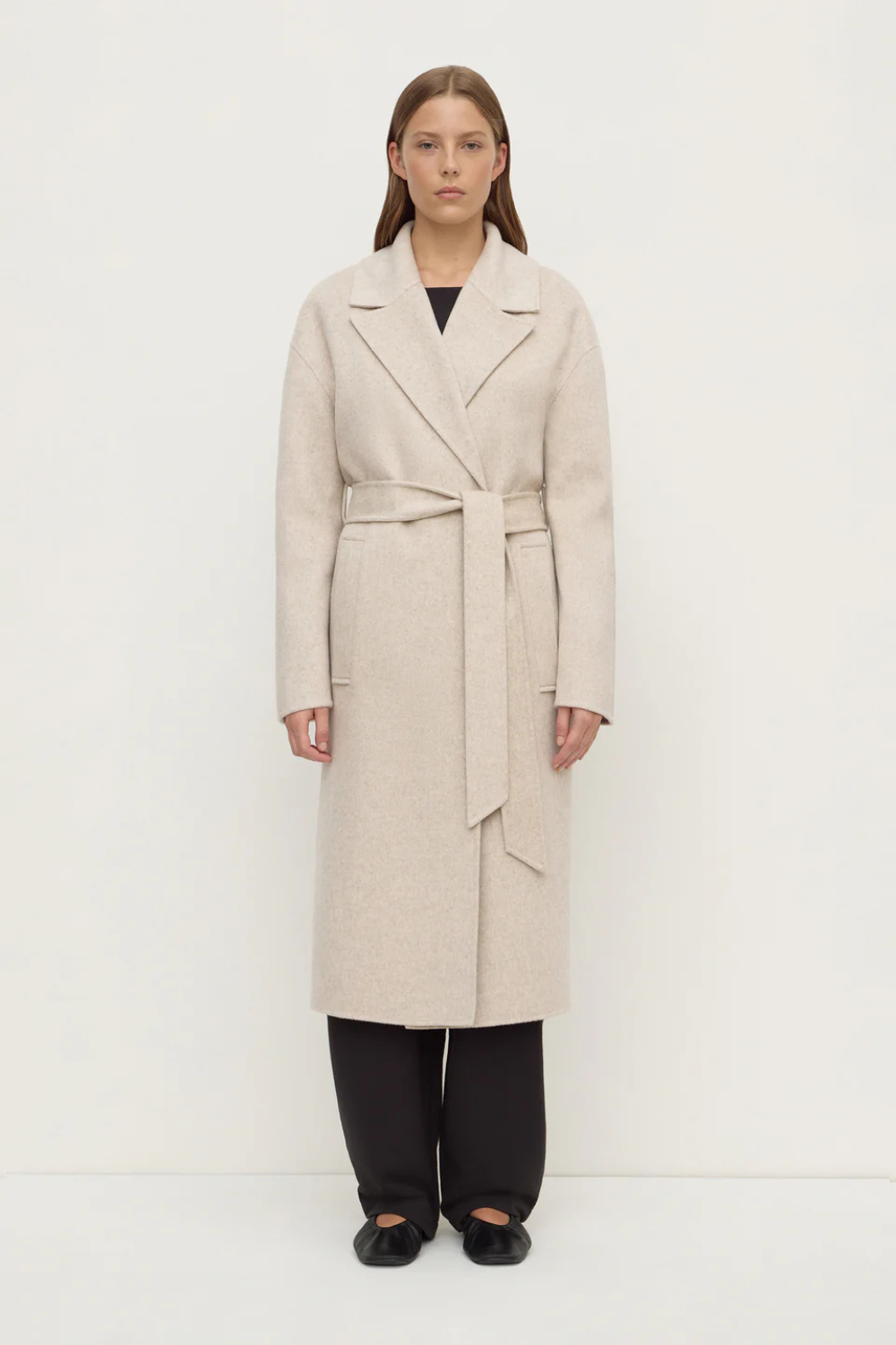 Ivy Wool Coat | Oat Marle