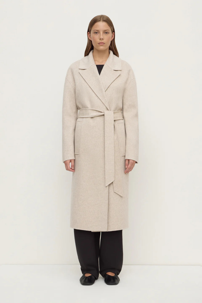 Ivy Wool Coat | Oat Marle