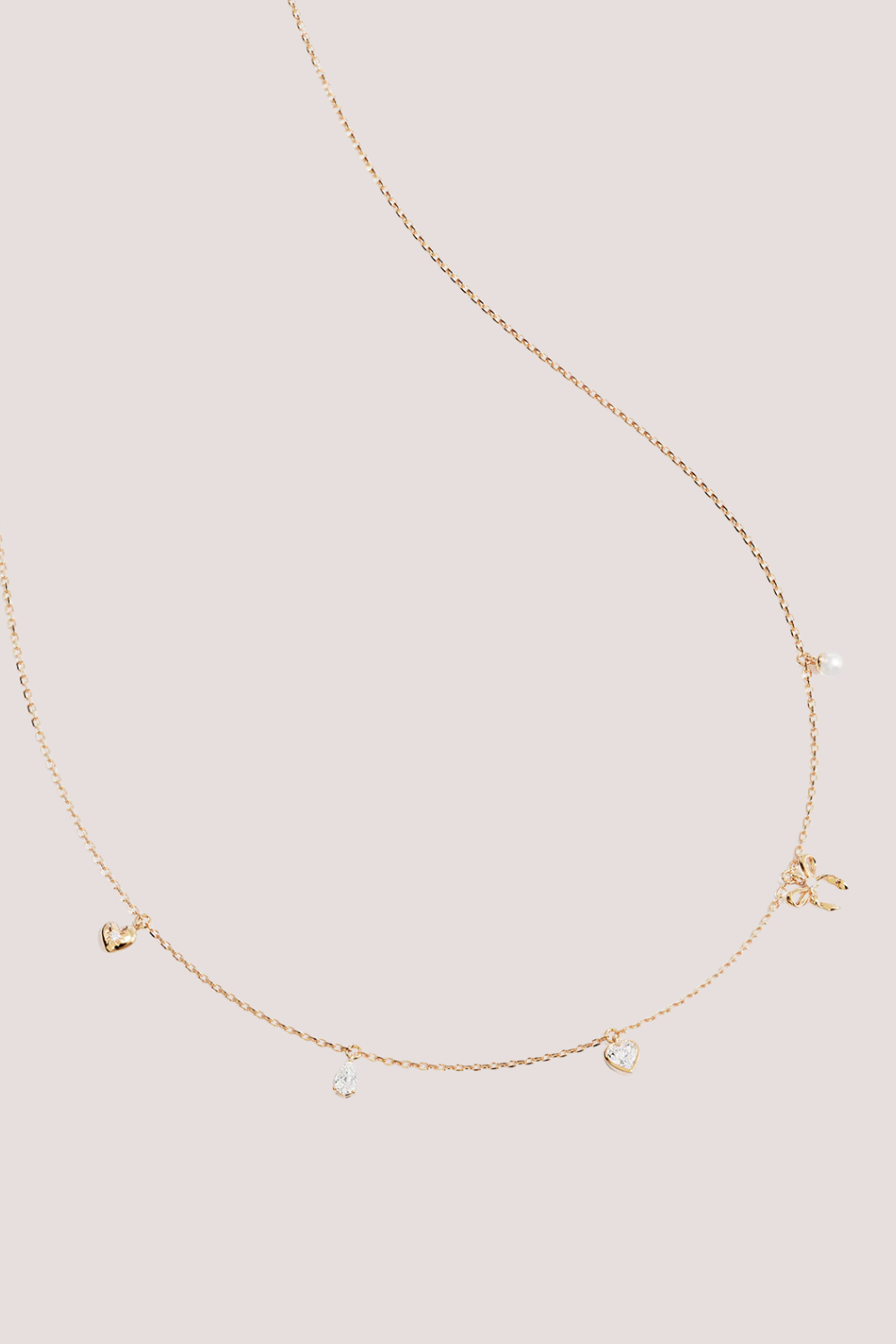 18k Gold Vermeil Forever Yours Charm Choker