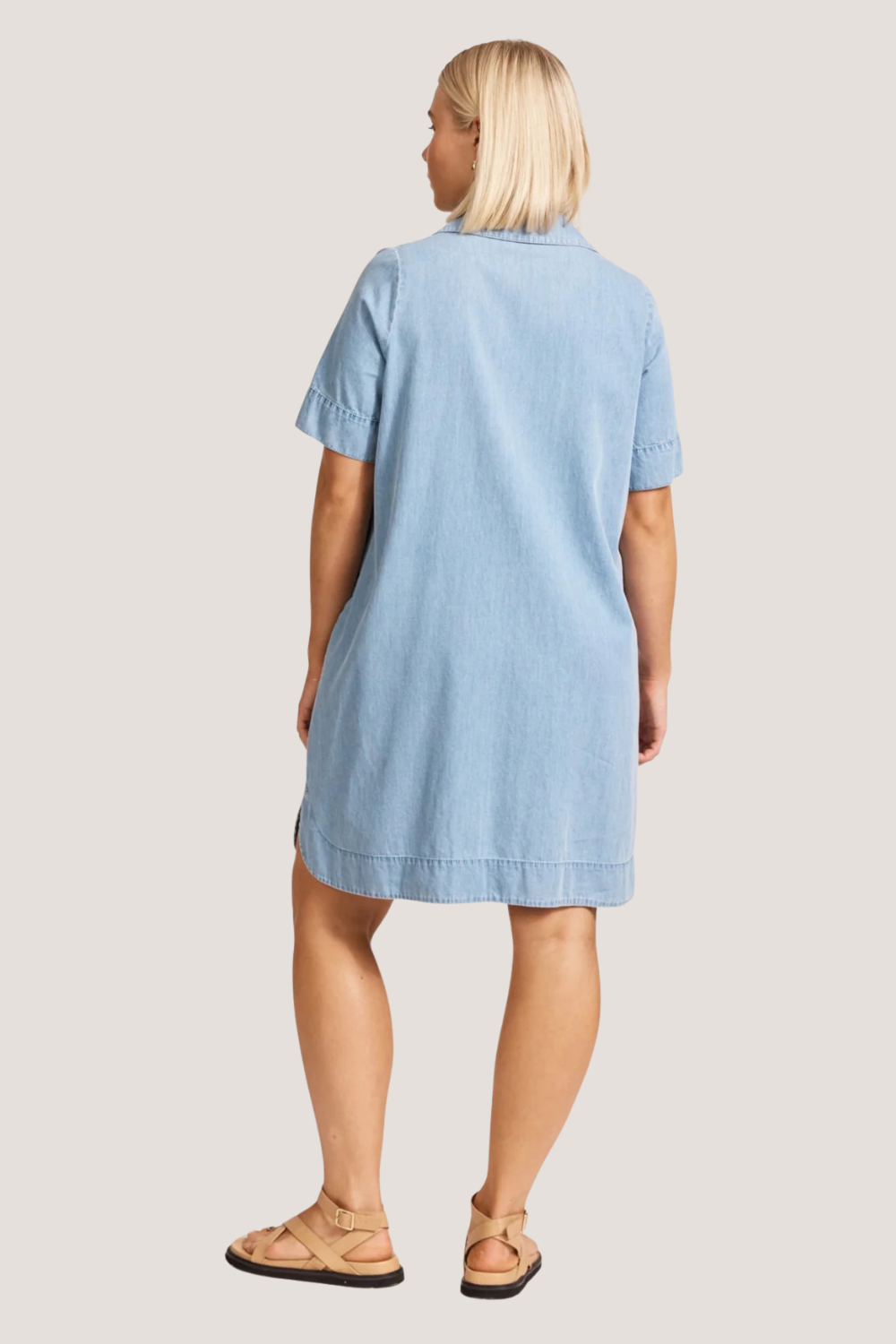 Melenia Denim Shirt Dress