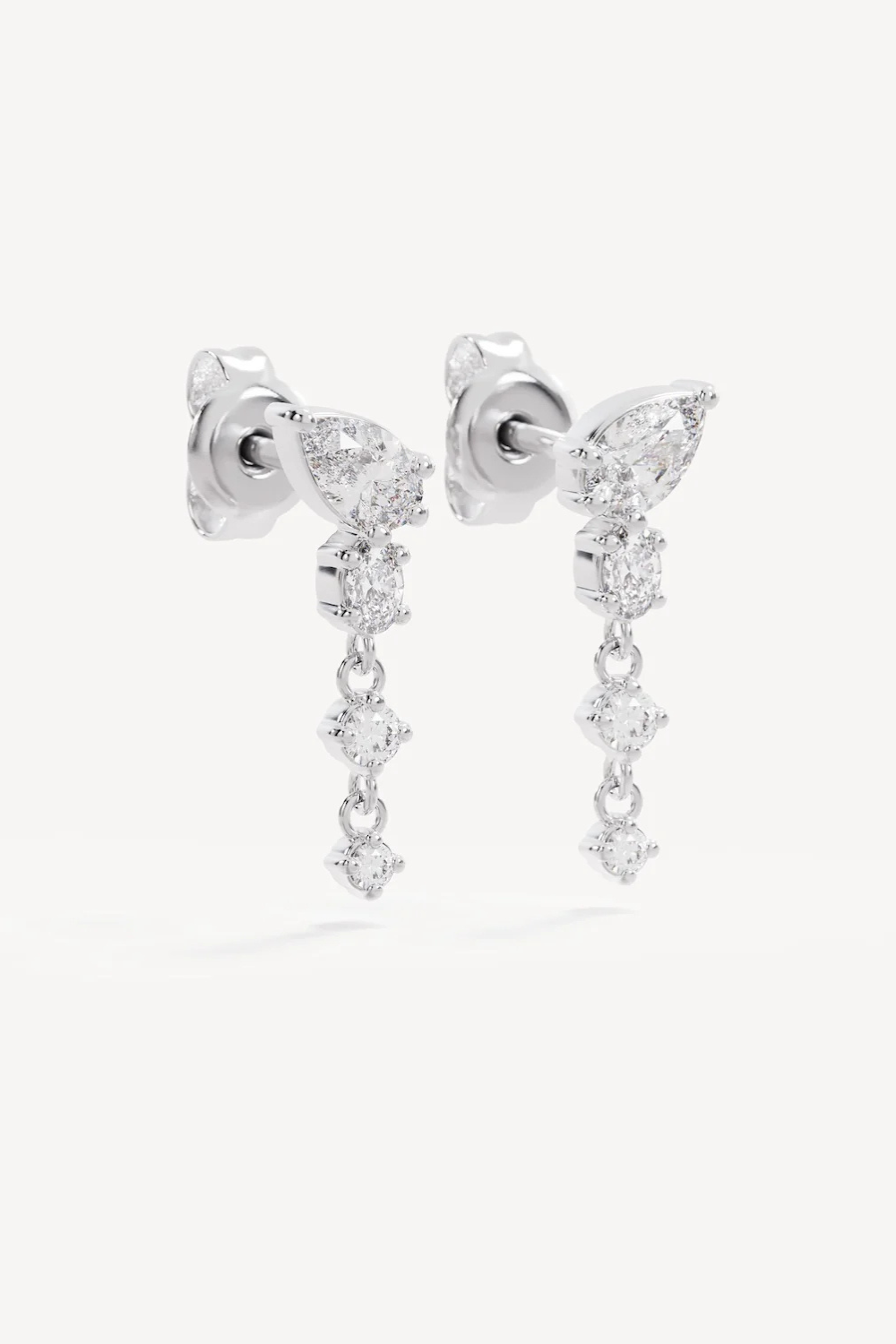 Sterling Silver Guided By The Stars Drop Earrings